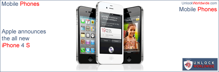 apple iphone 4S smartphone unlock worldwide
