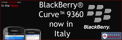 blackberry 9360 curve now on 3 Italy, Telecom Italia, Vodafone and Wind