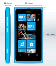 nokia lumia 800 smartphone