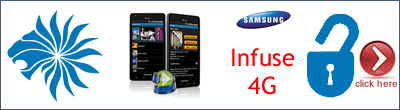 samsung infuse 4g unlock code - at&t - worldwide