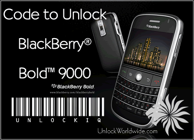 How do I unlock Blackberry Bold 9000 - Get network MEP code