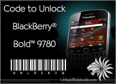 Unlock Blackberry Bold 9780 - Find Network MEP Code