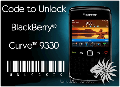 How do I unlock Blackberry Curve 9330 - Get Network MEP code