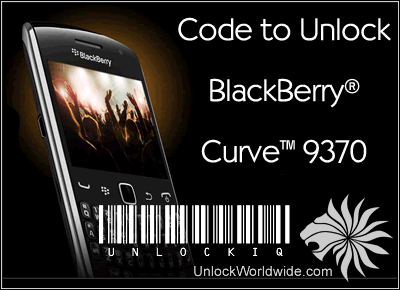 How do I unlock Blackberry Curve 9370 - Find network MEP code