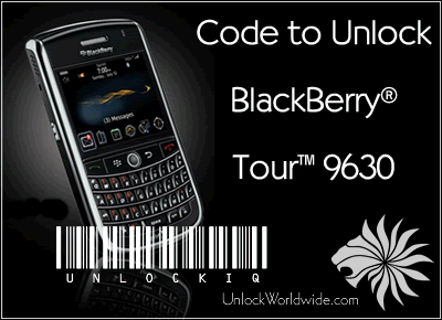 How do I unlock Blackberry Tour 9630 - Get network MEP code