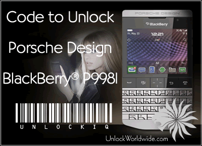 Unlock Blackberry Porsche Design P9981 - Find Network MEP Code