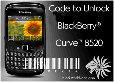 Unlock Blackberry 8520 Curve - Network MEP Code