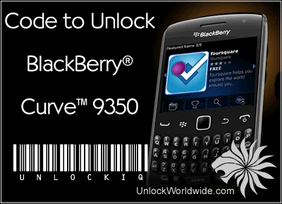 Unlock Blackberry Curve 9350 - Find Network MEP Code